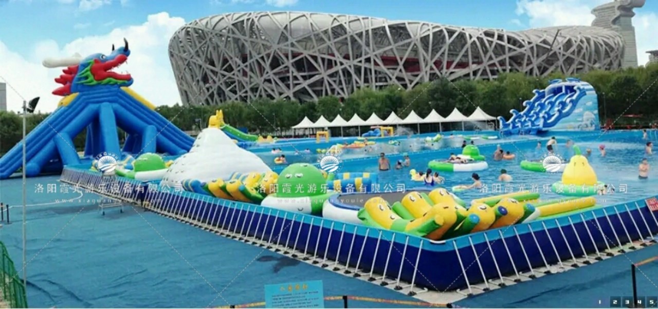 华南热作学院大型支架泳池